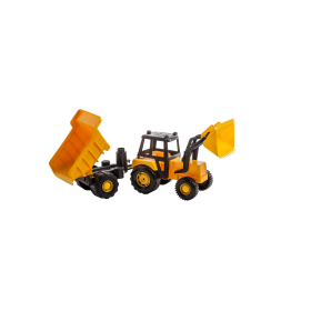 Tractor Con Pala Y Remolque Volquete 2