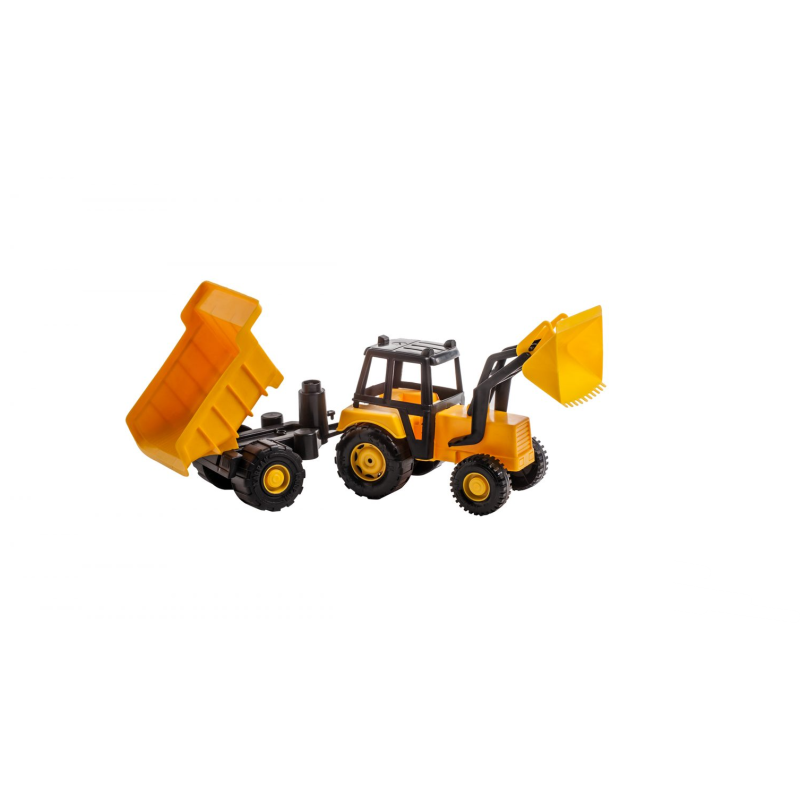 Tractor Con Pala Y Remolque Volquete