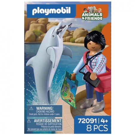 Playmobil Animals & Friends Delfín Y Visitante 72091