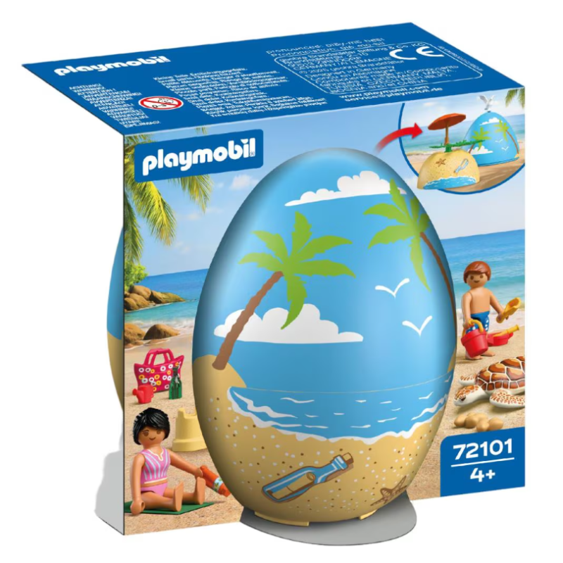 Playmobil My Life Play Egg Vacaciones En La Playa 72101