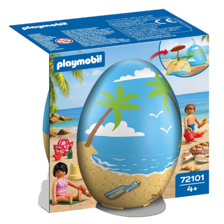 Playmobil My Life Play Egg Vacaciones En La Playa 72101