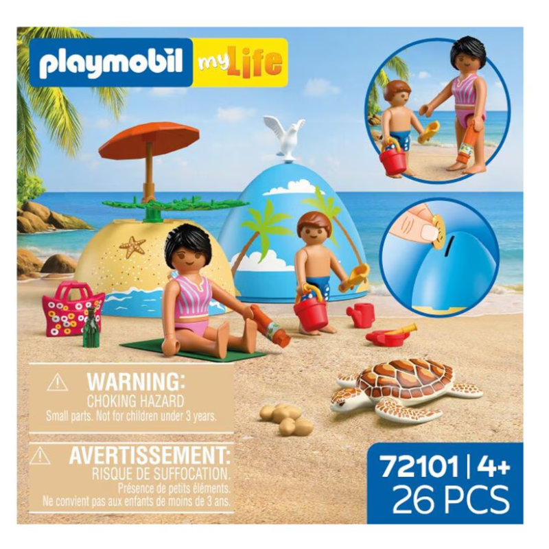 Playmobil My Life Play Egg Vacaciones En La Playa 72101