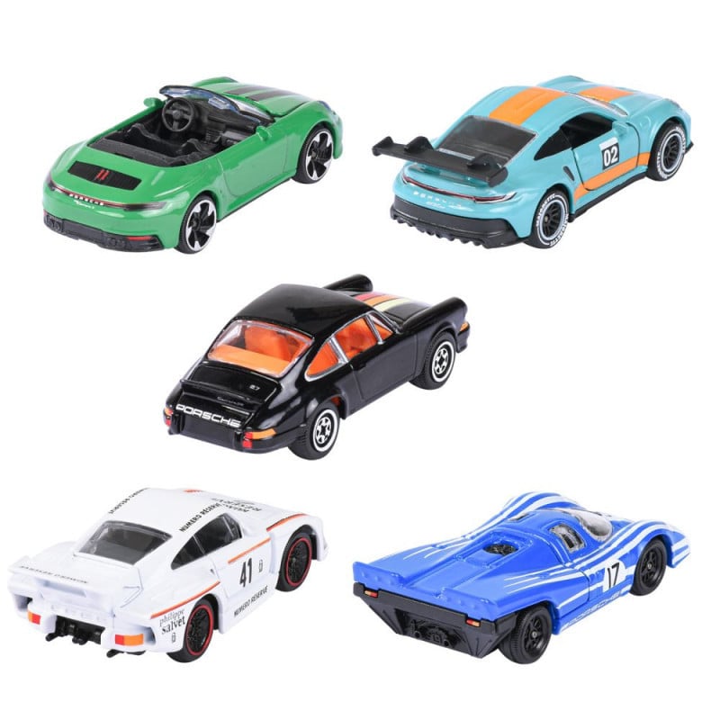 Pack 5 Coches Porsche Majorette