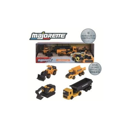 Pack 4 Vehículos De Construcción Majorette
