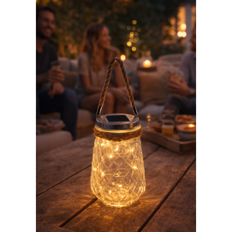 Lámpara Solar De Cristal