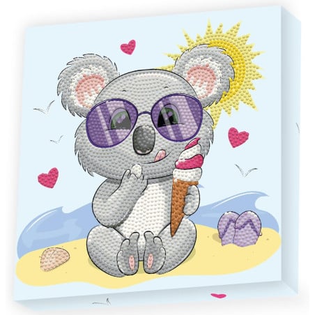Juego De Diamantes Koala Cream