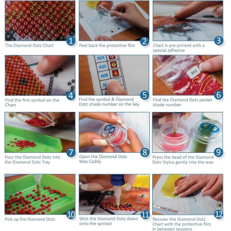 Juego De Diamantes Koala Cream