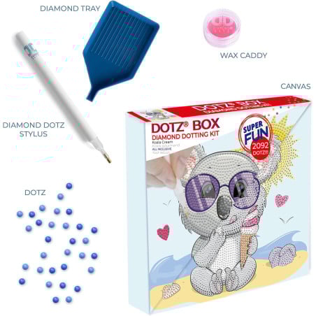 Juego De Diamantes Koala Cream