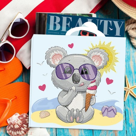 Juego De Diamantes Koala Cream