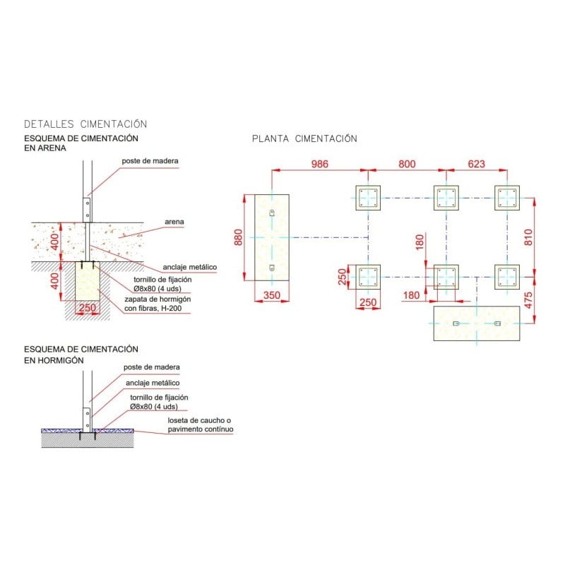 Parque infantil CASITA ELEVADA BASILEA  