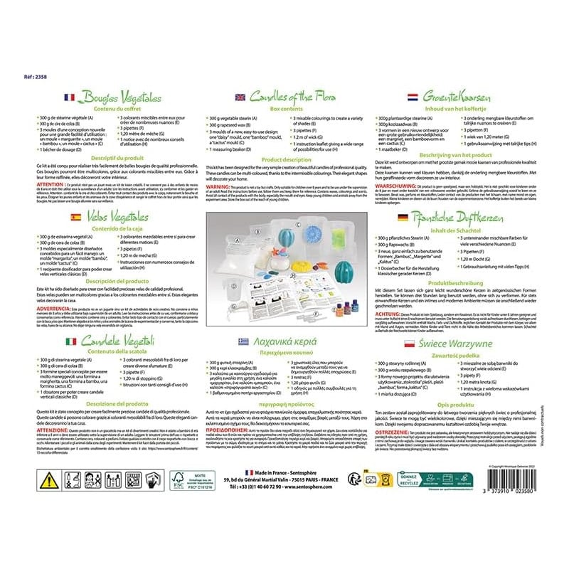 Kit Diseño De Velas Vegetales