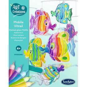 Kit Decora Mobil Vidrieras Peces 2