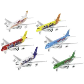 Goki Avión Hojalata 19Cm Luces y Sonidos