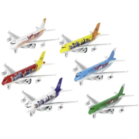 Goki Avión Hojalata 19Cm Luces y Sonidos