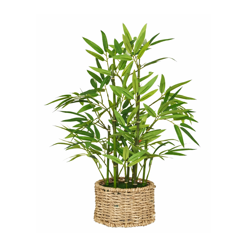 Bambú Artificial Con Maceta De Juinsa