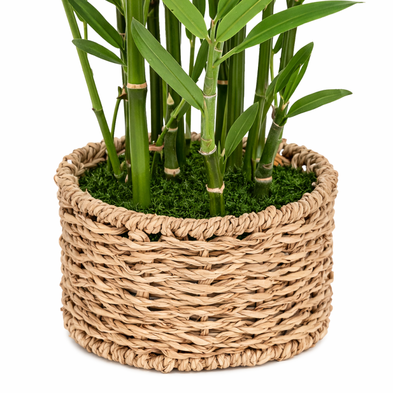 Bambú Artificial Con Maceta