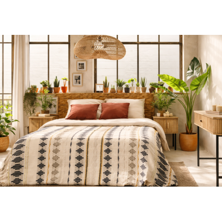 Bambú Artificial Con Maceta