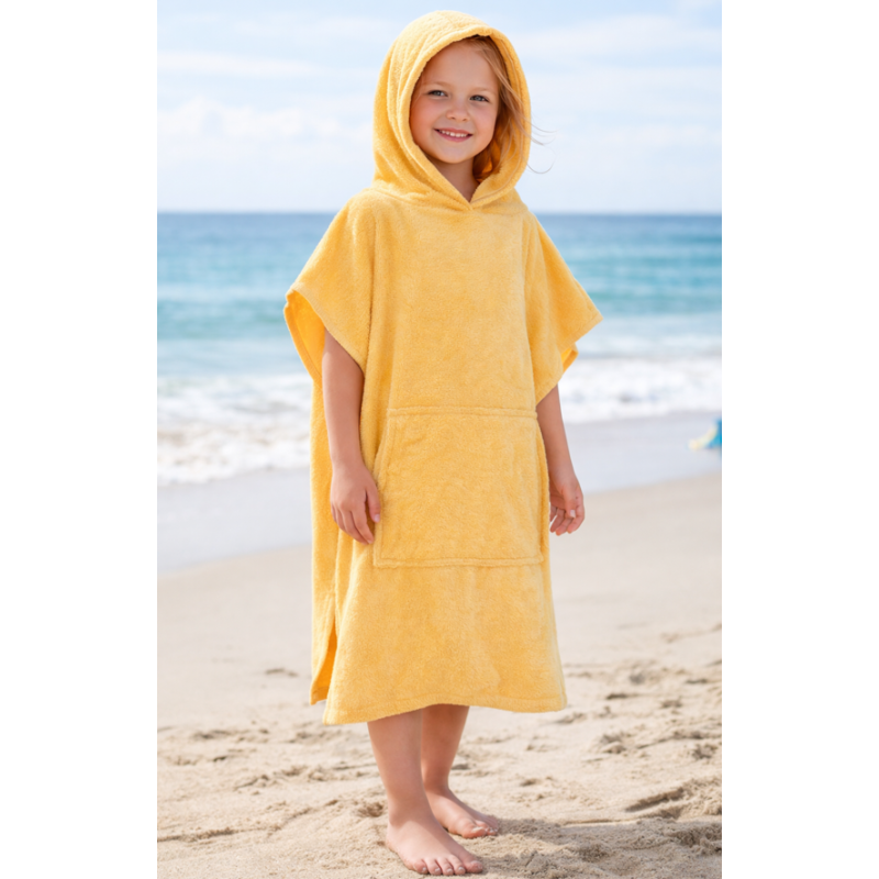 Poncho Toalla Amarillo