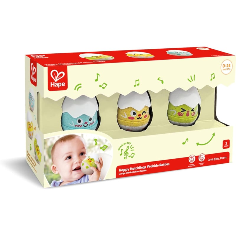 Sonajeros Tambaleante Pollitos