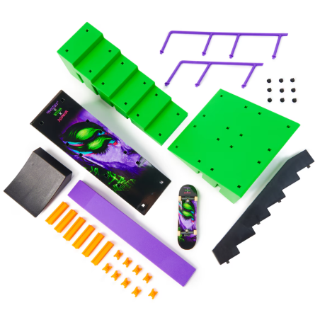 Tech Deck Nyjah X Connect Park Creator Rail Shredder