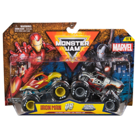 Monster Jam Marvel Pack 2 Camiones 1:64 Surtido