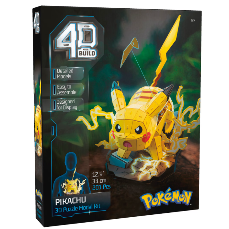 Puzzle 4D Build Pokémon Pikachu 3D 201 Piezas