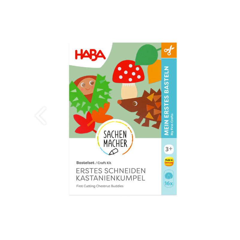 Haba Set Creativo Aprender A Cortar Amigos De Las Castañas