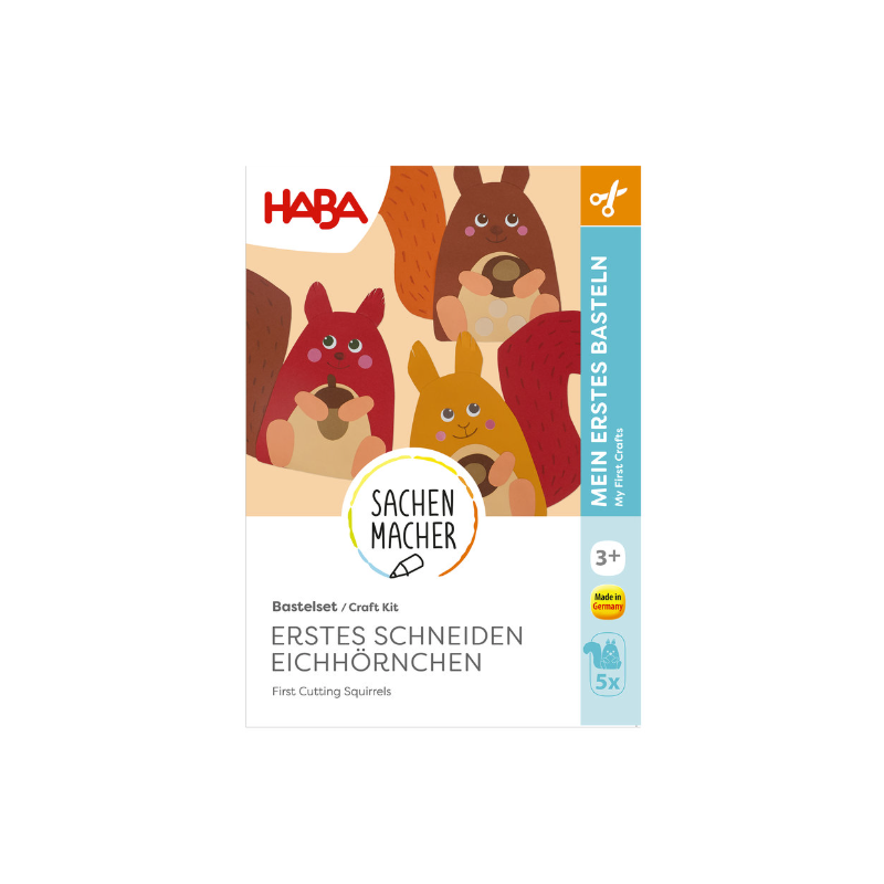 Haba Set Creativo Aprender A Cortar Ardillas