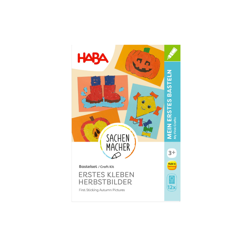 Haba Set Creativo Aprende A Pegar Imágenes Otoñales