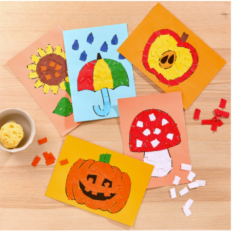 Haba Set Creativo Aprende A Pegar Imágenes Otoñales