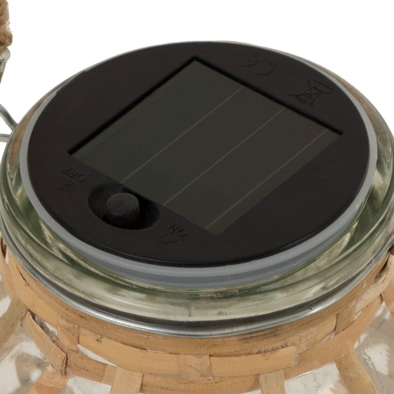 Farol Solar Cristal Y Ratan
