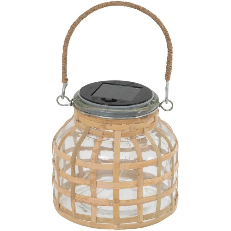 Farol Solar Cristal Y Ratan