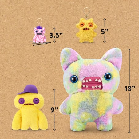 Fuggler Fuggler Baby Pinkles Serie 1B Llavero Peluche