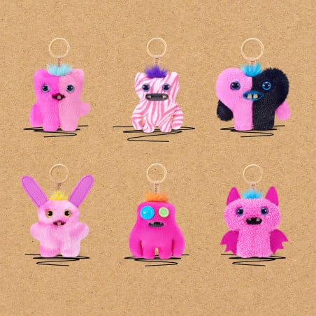 Fuggler Fuggler Baby Pinkles Serie 1B Llavero Peluche