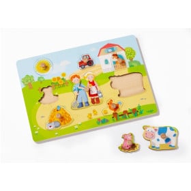 Haba Puzzle De Agarrar La Granja