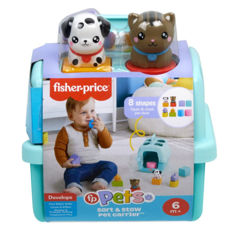 Fisher Price Pets Transportín Clasifica Y Guarda