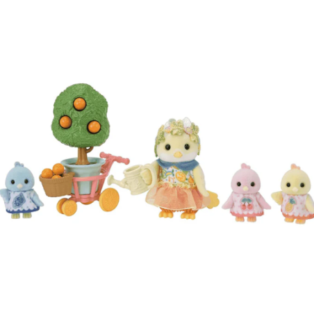 Familia de Aves Cítricas Sylvanian Families