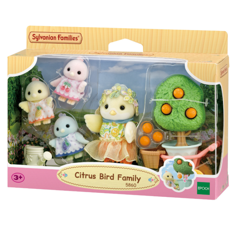 Familia de Aves Cítricas Sylvanian Families