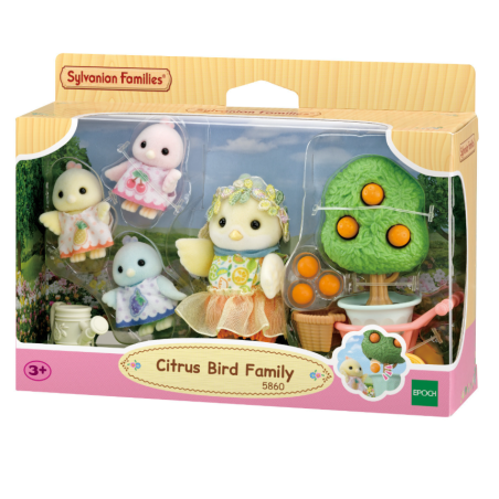 Familia de Aves Cítricas Sylvanian Families