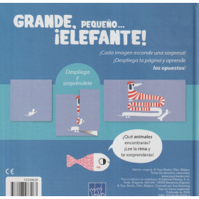 Grande, Pequeño... ¡Elefante! De Logística Libros 2