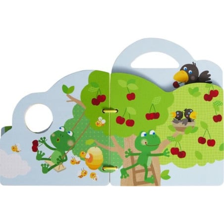 Haba Libro De Madera Para Bebés: El Frutal