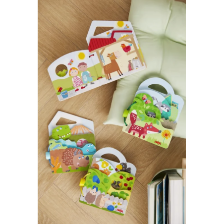 Haba Libro De Madera Para Bebés: El Frutal