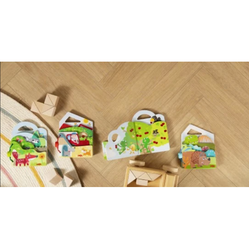 Haba Libro De Madera Para Bebés: El Frutal