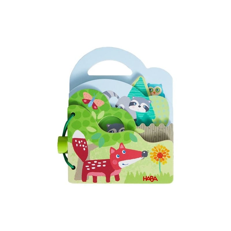 Haba Libro De Madera Para Bebés: Animales