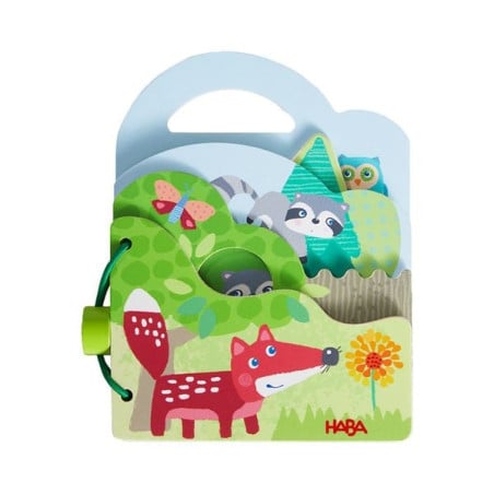 Haba Libro De Madera Para Bebés: Animales