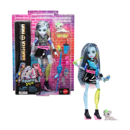 Monster High Frankie Stein Y 7 Accesorios De Mattel