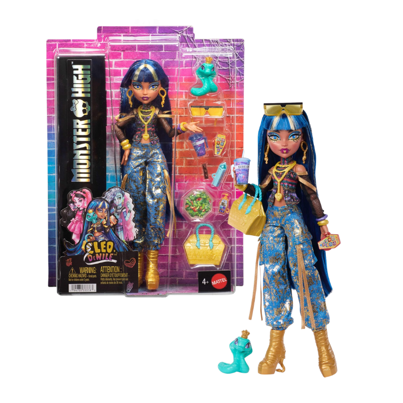 Monster High Cleo De Nile Y 7 Accesorios De Mattel