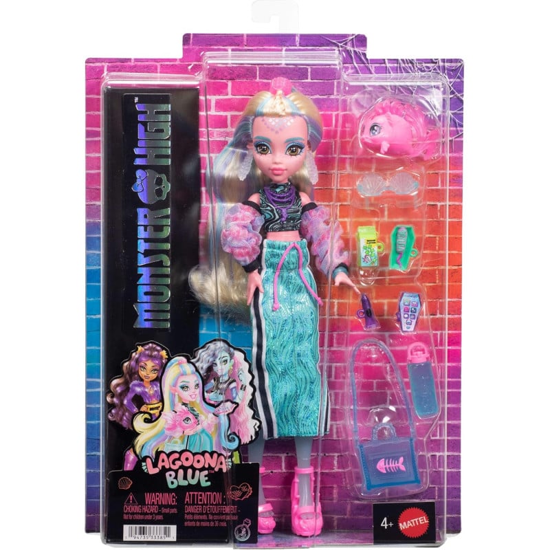 Monster High Lagoona Blue Y 7 Accesorios