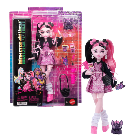 Monster High Draculaura Y 7 Accesorios De Mattel