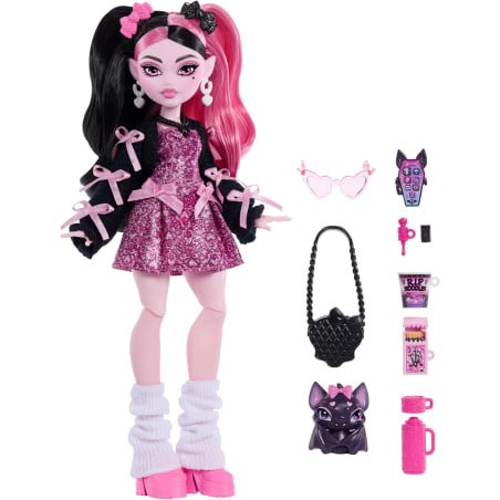 Monster High Draculaura Y 7 Accesorios